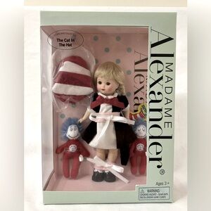 Madame Alexander Storyland Collection 8” THE CAT IN THE HAT DOLL Wendy NEW NRFB!
